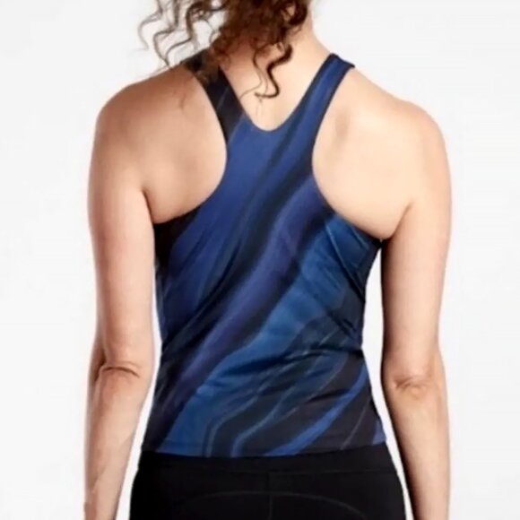 Athleta Lightening Print Racerback Support Tank Top - Picture 3 of 10